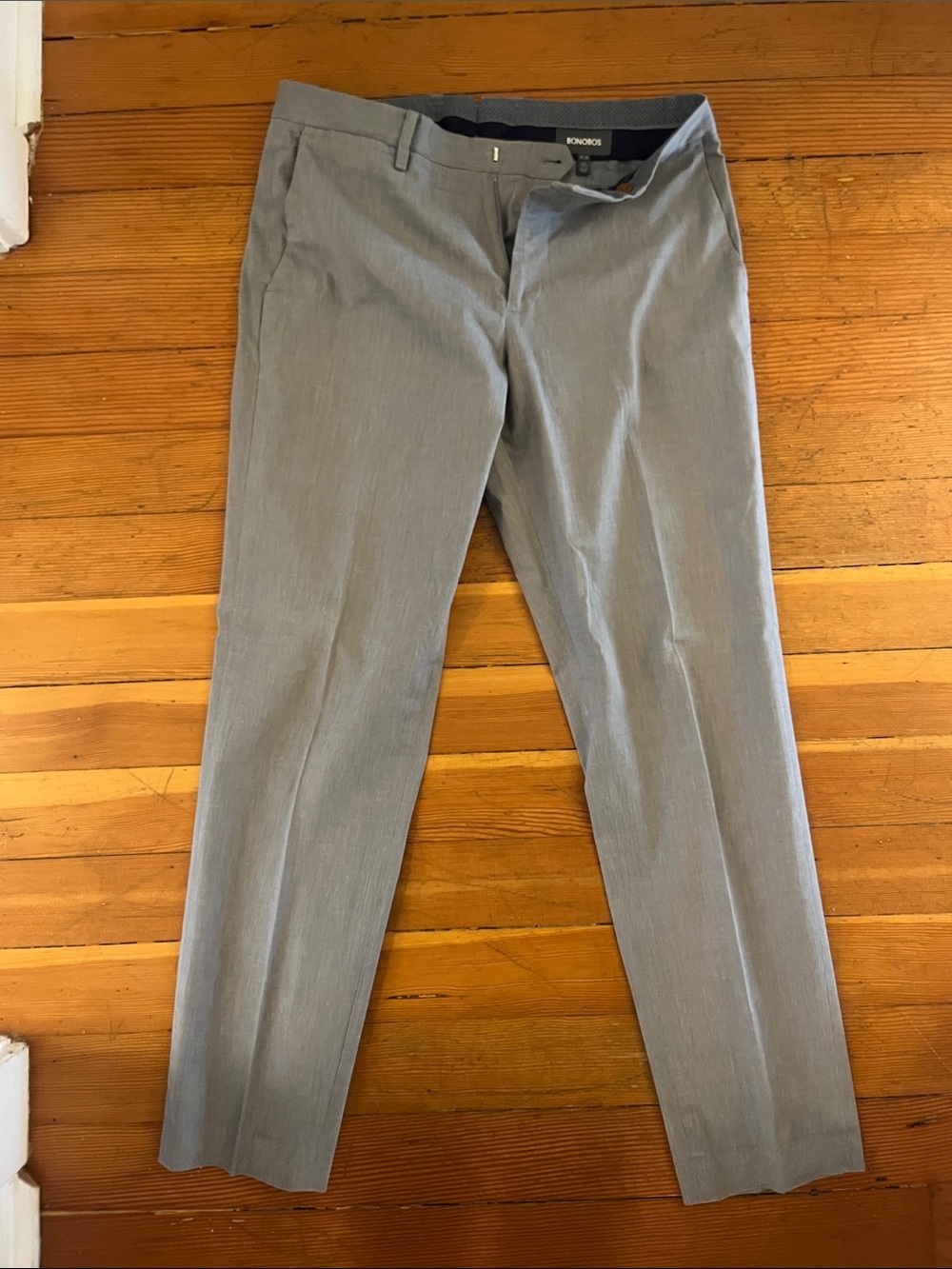 Bonobos Light Gray Men's Dress Pants